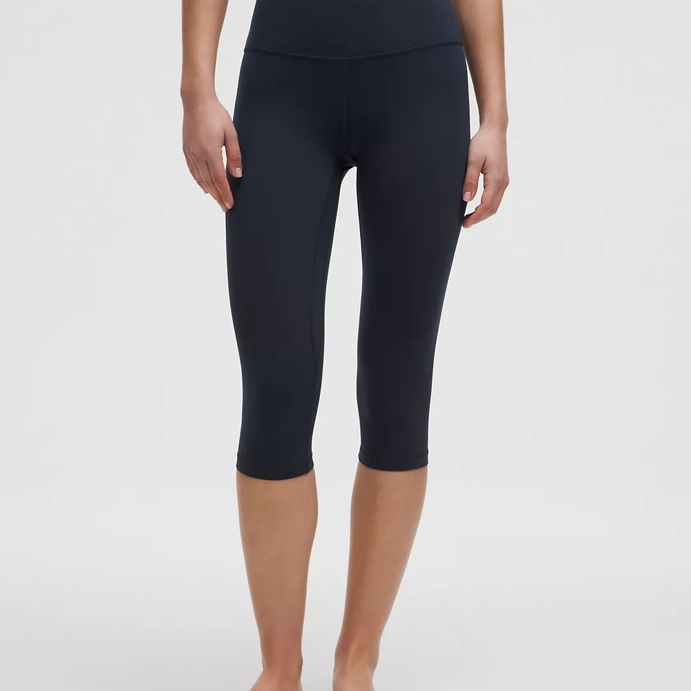 Lululemon Align High-Rise Crop 17" Sz 10 True Navy
